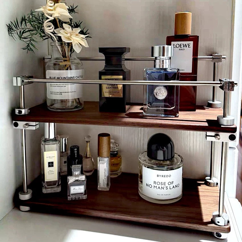 Solid Walnut Storage Rack