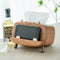 Hippo Walnut Tissue Box
