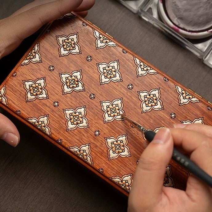 Maison Retro Style Solid Wood Jewelry Storage Box