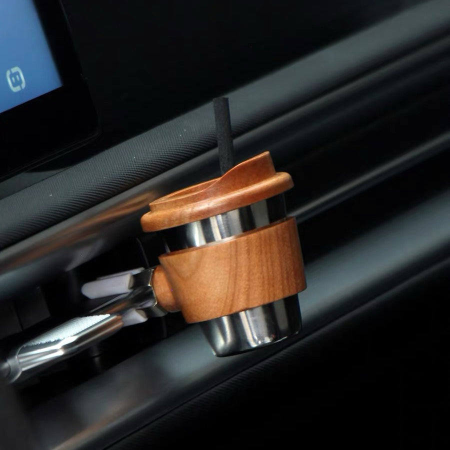 Aster Solid Wood Car Aroma Diffuser
