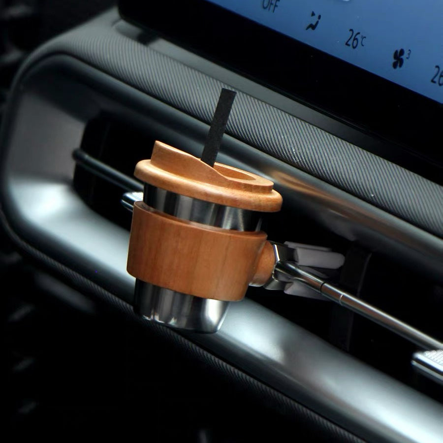 Aster Solid Wood Car Aroma Diffuser