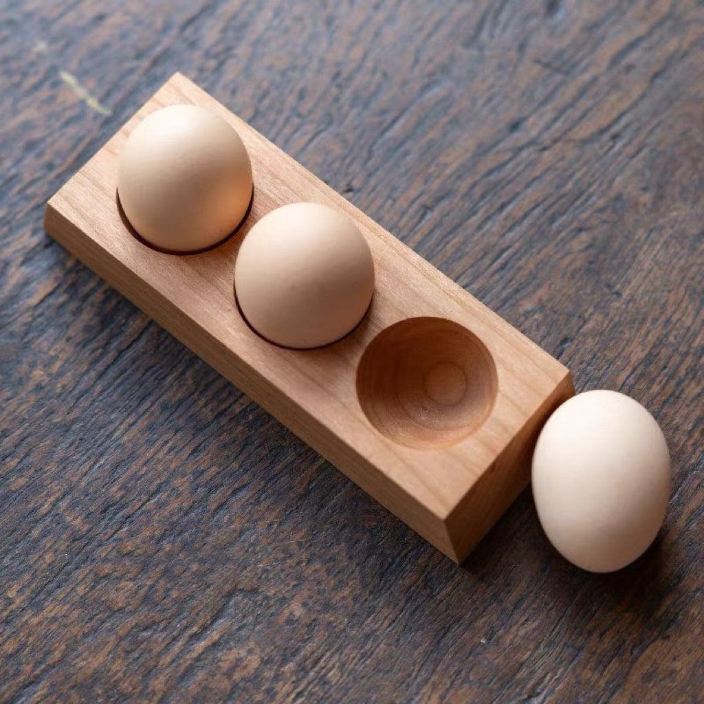 Auralis Wooden Egg Organizer Tray