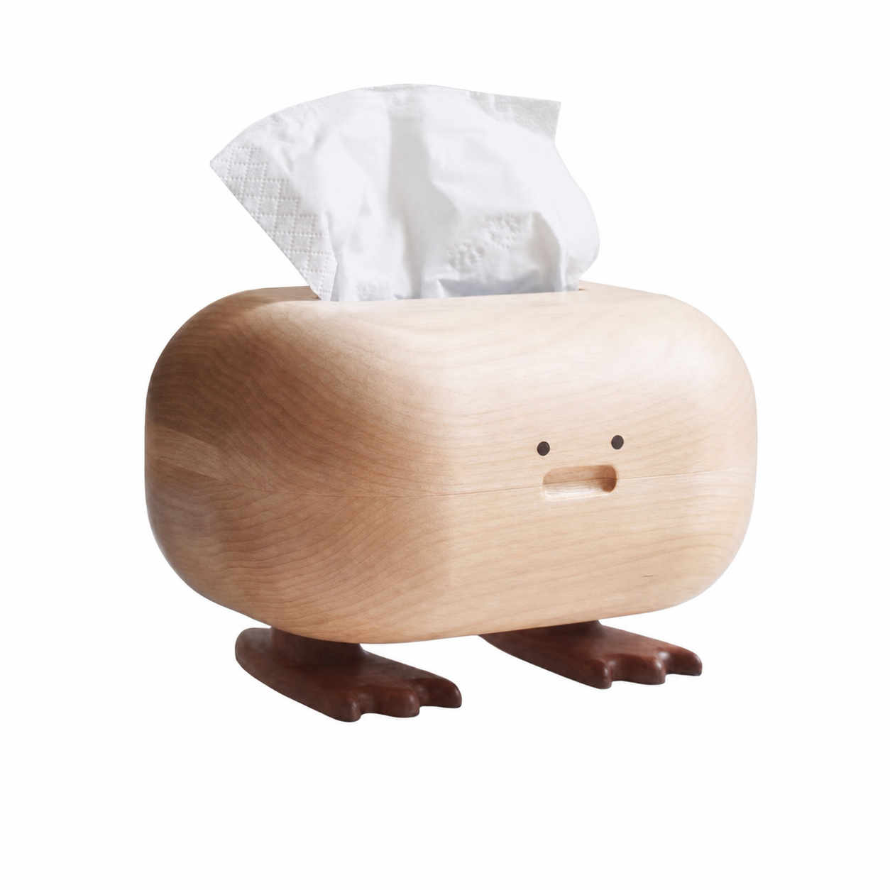 Ducki Holz-Kosmetiktuchbox