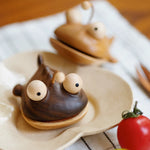 Anglerfish Walnut Snack Clip & Fridge Magnet