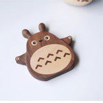 Anime Totoro Walnut Coaster