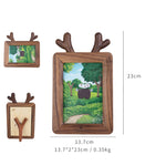 Antler Design Wooden Frame