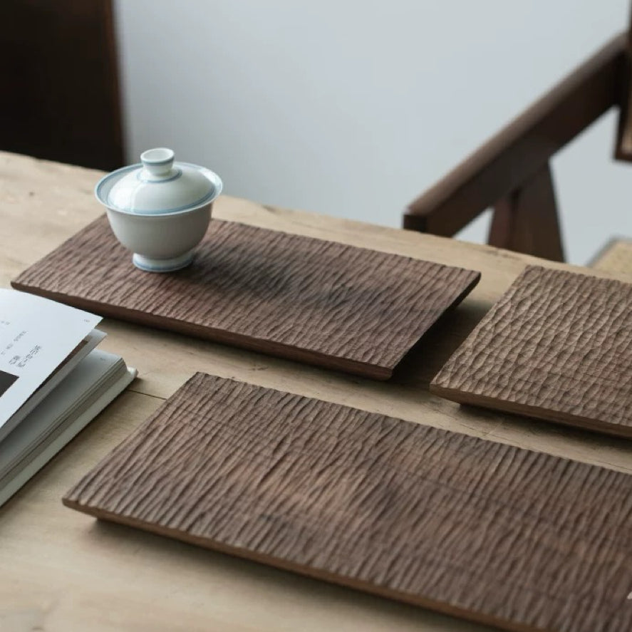Black Walnut Tea Serving Tray