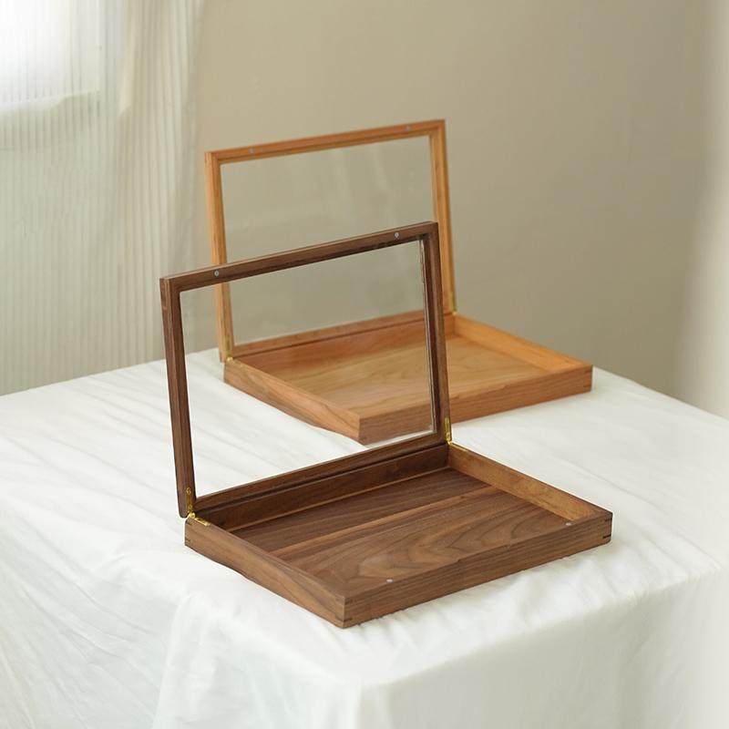 Clarion Solid Walnut Document Organizer