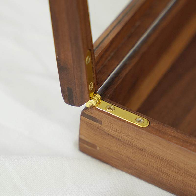 Clarion handcrafted walnut document holder