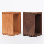 Cleave Solid Wood Knife Block with chef’s knives