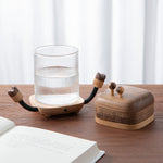 Creative Solid Wood Crab Coasters