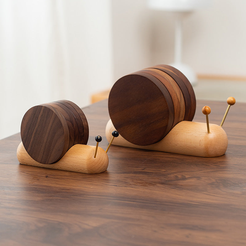 レトロ人形　T.A.V ＴＡＳＴＥＲ Coaster & Trivet – Walnut Addicted