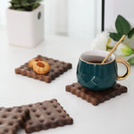 Crunchy Biscuit Decor Coaster Set (4pcs)