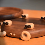 Decorative Lamb Walnut Storage Tray