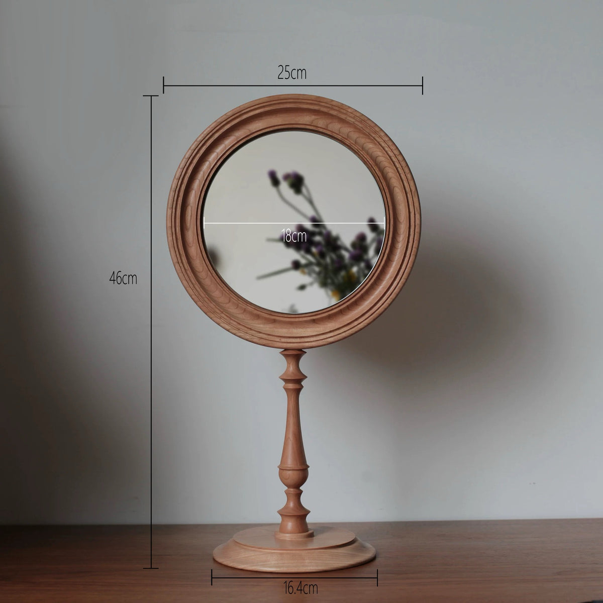 Elegant French Wooden Mirror for Home Decor