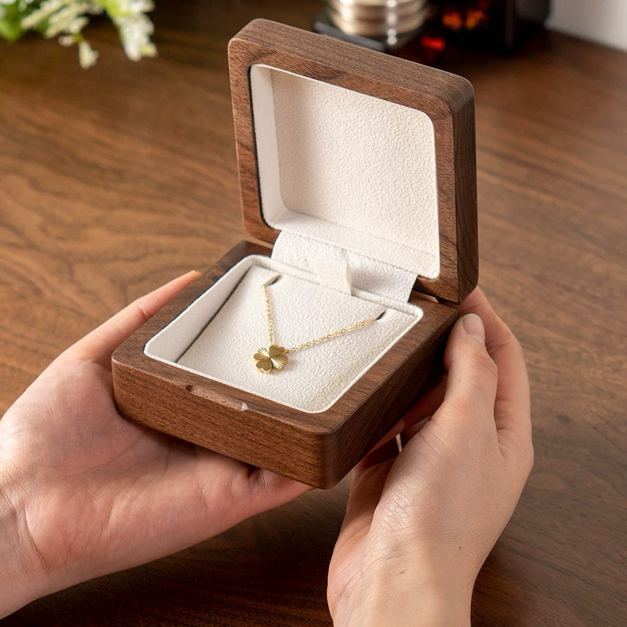 Elegant Movo Black Walnut Jewelry Box