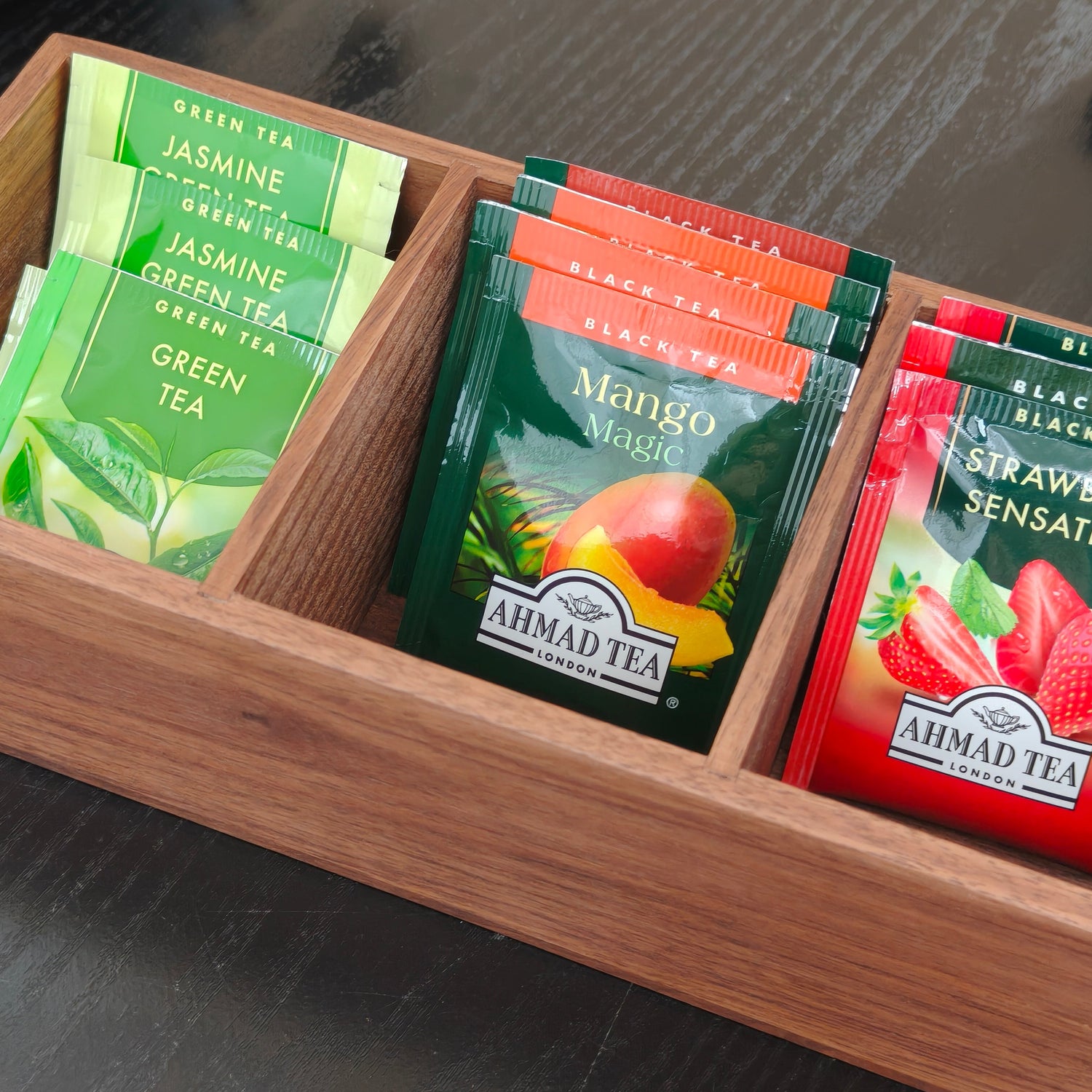 Elegant Wooden Tea Box