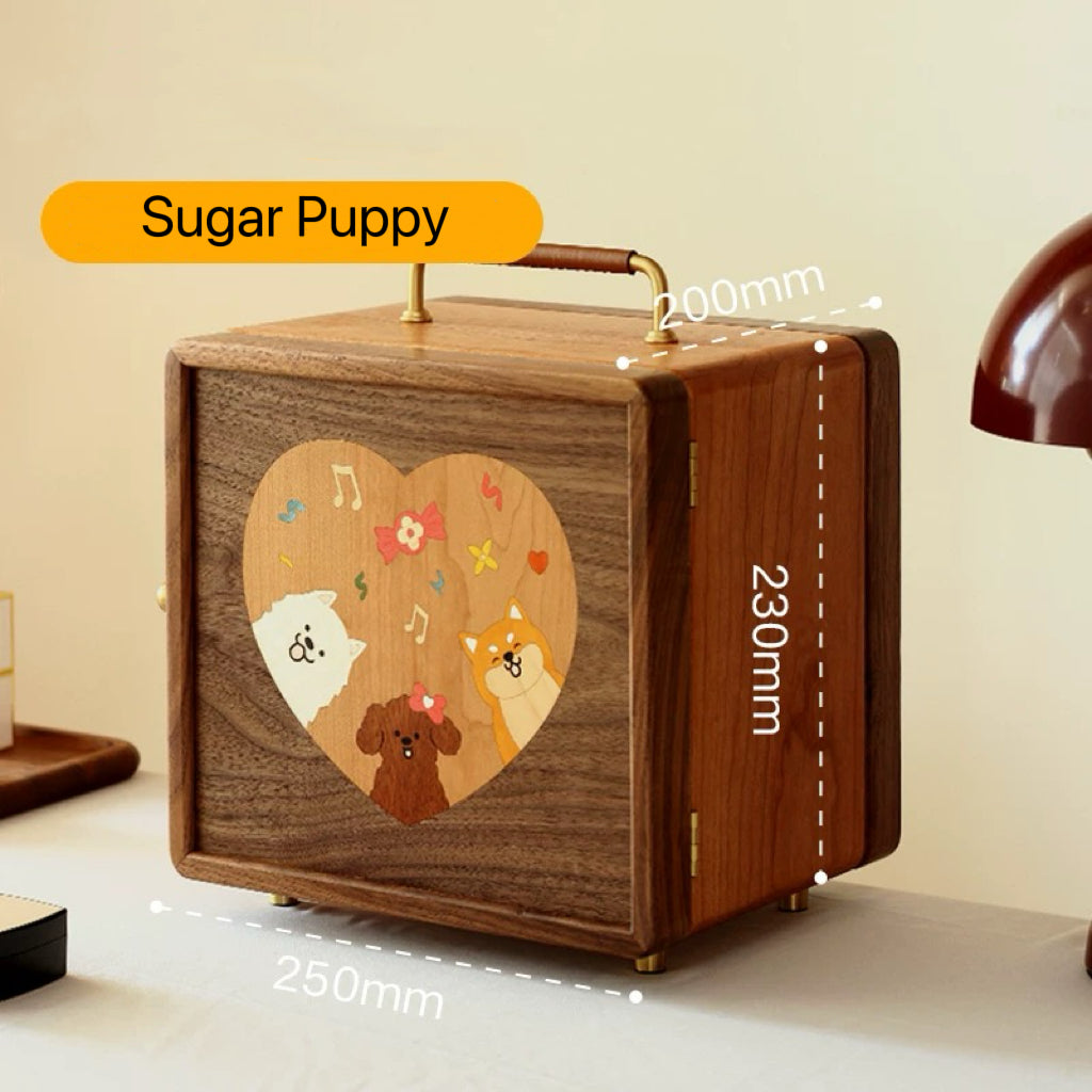 Festive Xmas Exclusive Solid Wood Jewelry Box for gifting