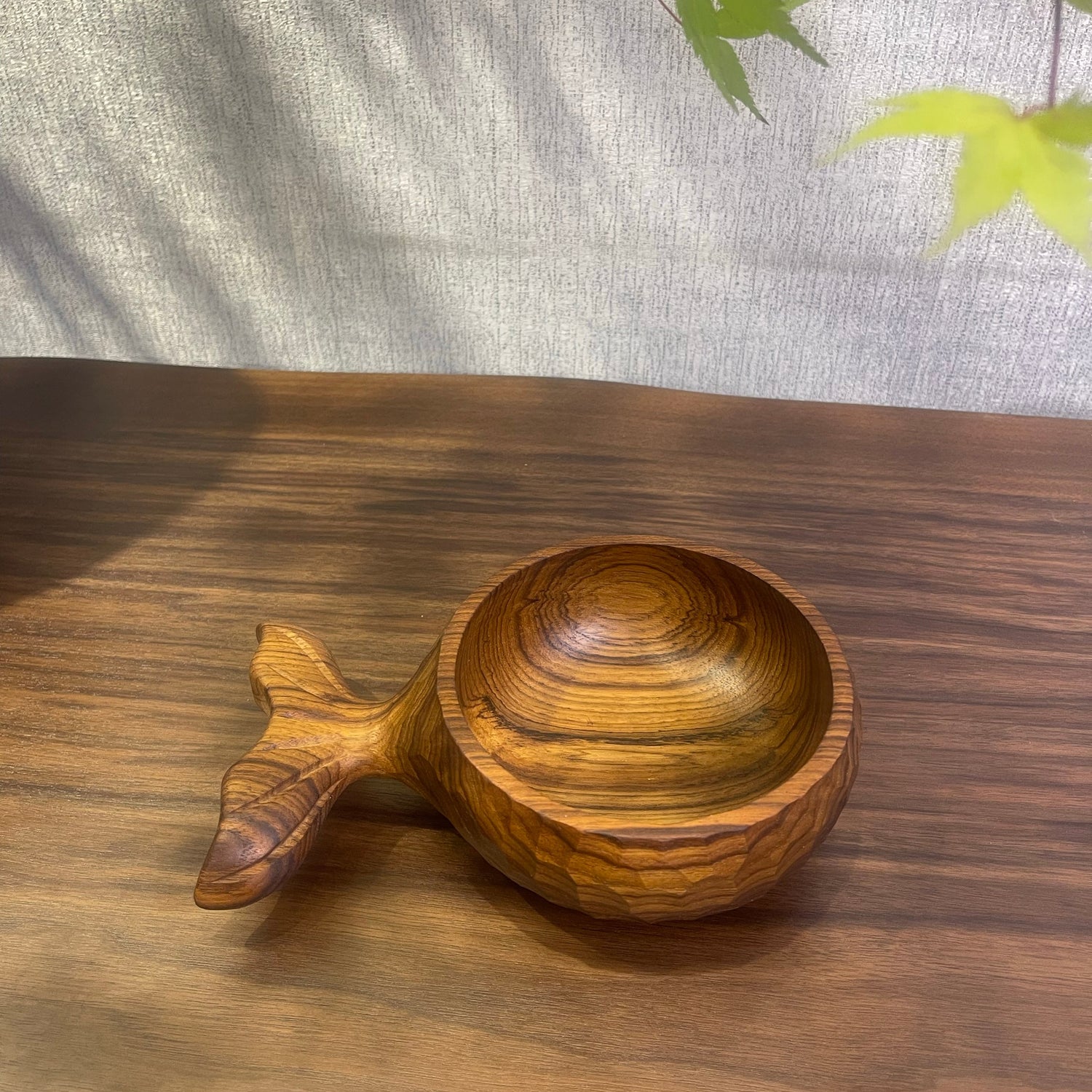 Handcrafted Burmese Teak Wooden Salad Bowl