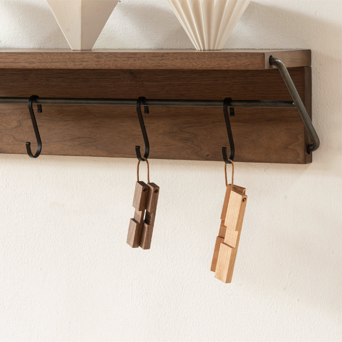 Handmade Solid Wood Cross Trivet for Kitchen Use