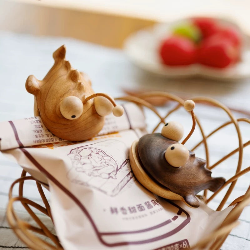 Anglerfish Walnut Snack Clip & Fridge Magnet
