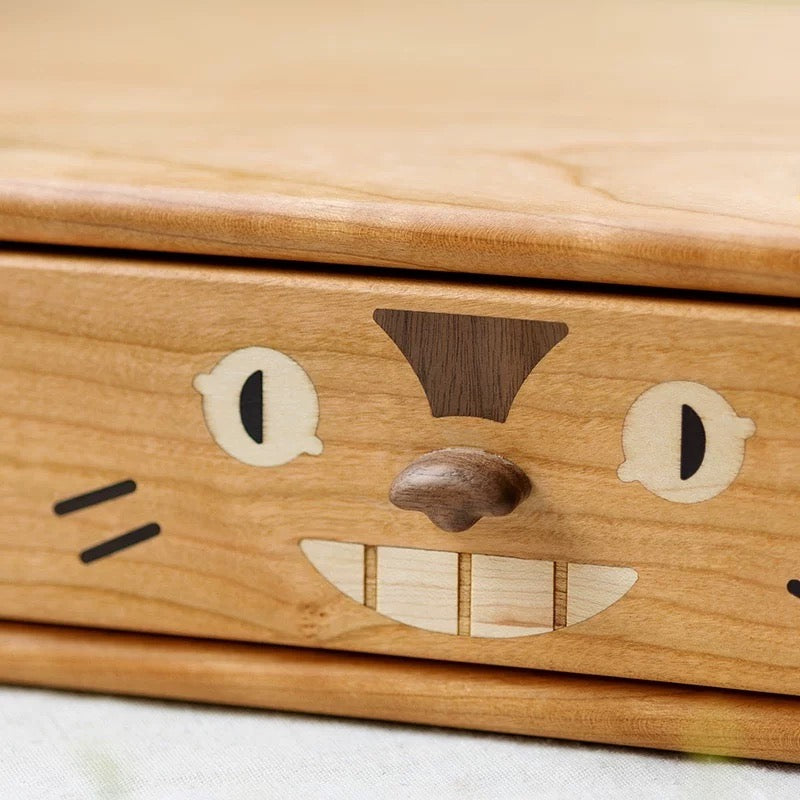 Toto Schreibtischschrank aus Massivholz mit zwei Schubladen