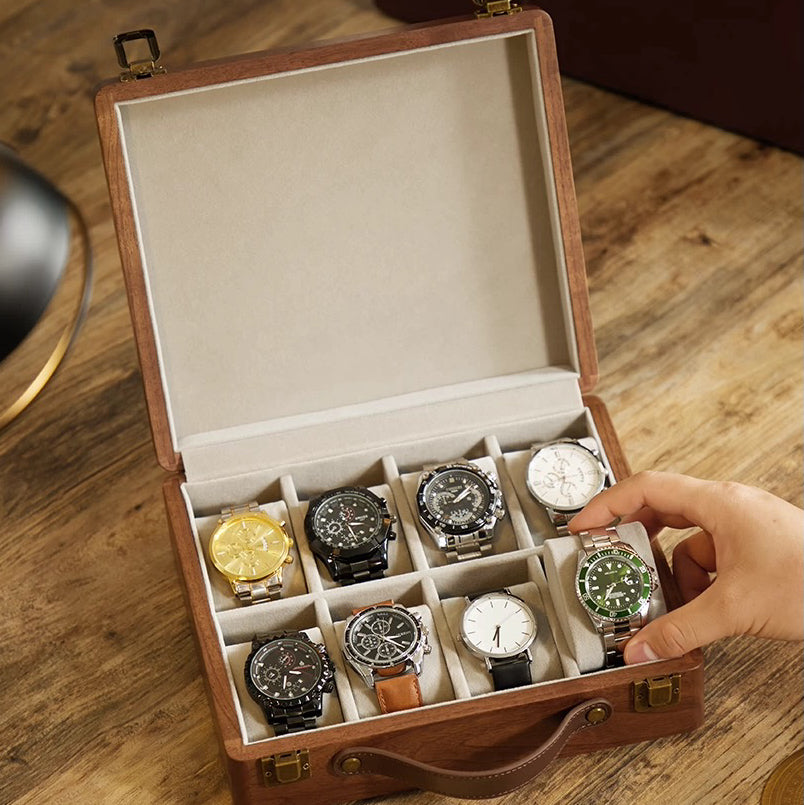 Bravon Solid Wood Watch Collection Box