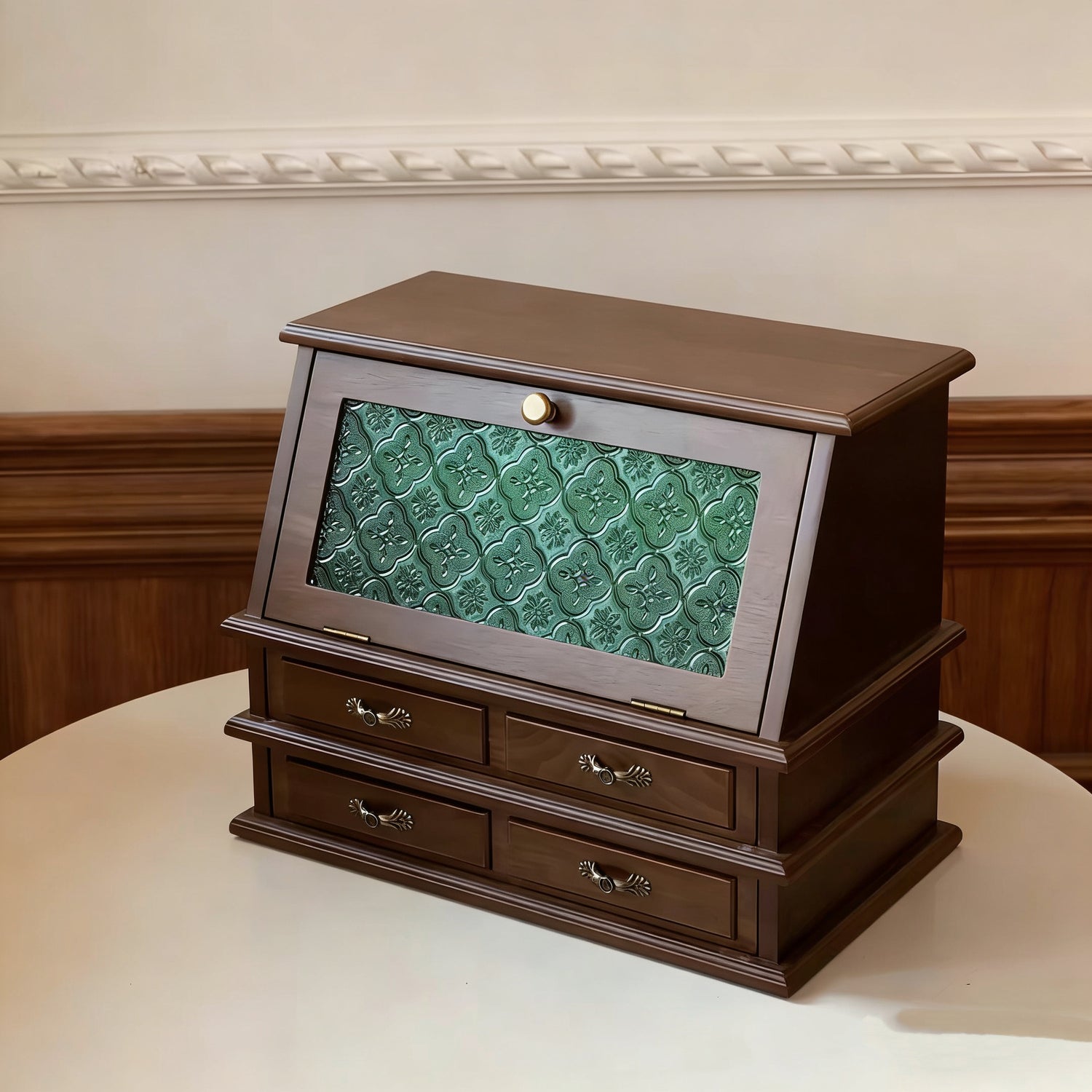 Boudoir Solid Wood Jewelry Cabinet Organizer