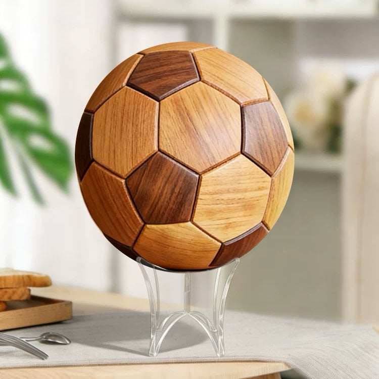 Luban 3D Wooden Soccer Puzzle