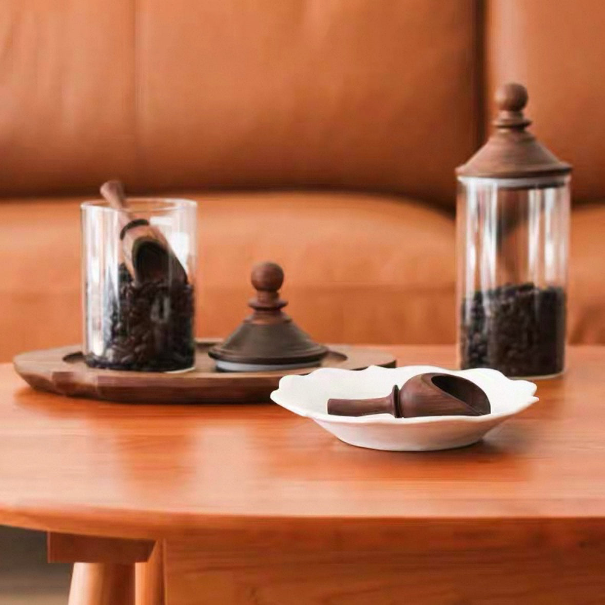 Beanory Walnut Solid Wood Coffee Bean Scoop