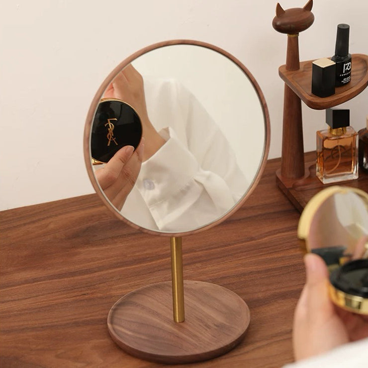 Espejo de Mesa de Madera Maciza Claire