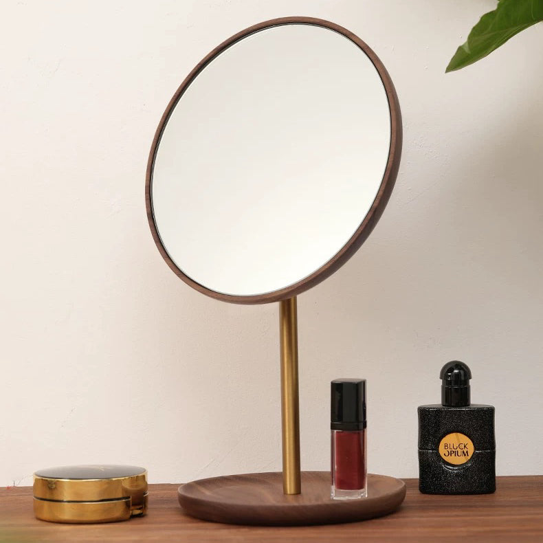 Espejo de Mesa de Madera Maciza Claire