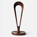 Kumo solid black walnut headphone display stand