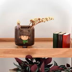 Lambie Walnut Desk Pen Holder