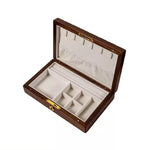 Lunara Chocolate Black Walnut Jewelry Box for gifting