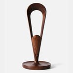 Luxury black walnut wood stand for headphones