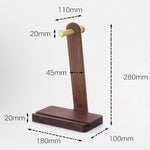 Miura solid wood headphone display stan