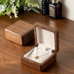 Movo Black Walnut Jewelry Box on dresser