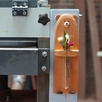 Nino Bear solid wood magnet-mounted flower vase