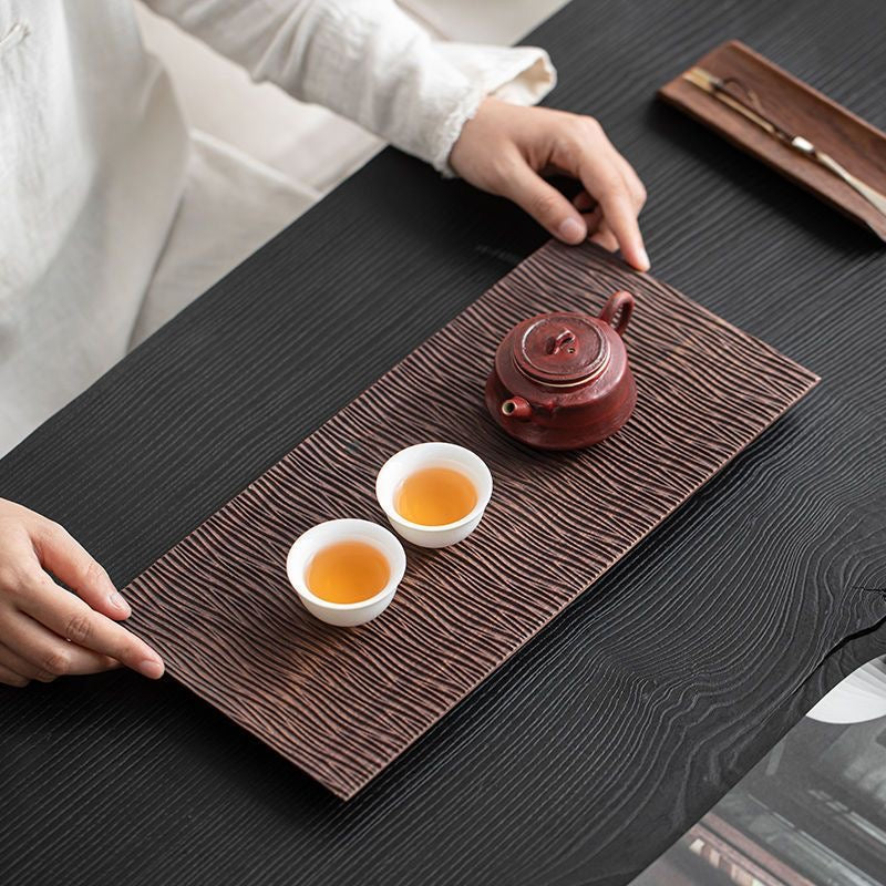 Rishi Black Walnut Tea Trays