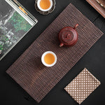 Rishi Rectangular Black Walnut Tea Tray