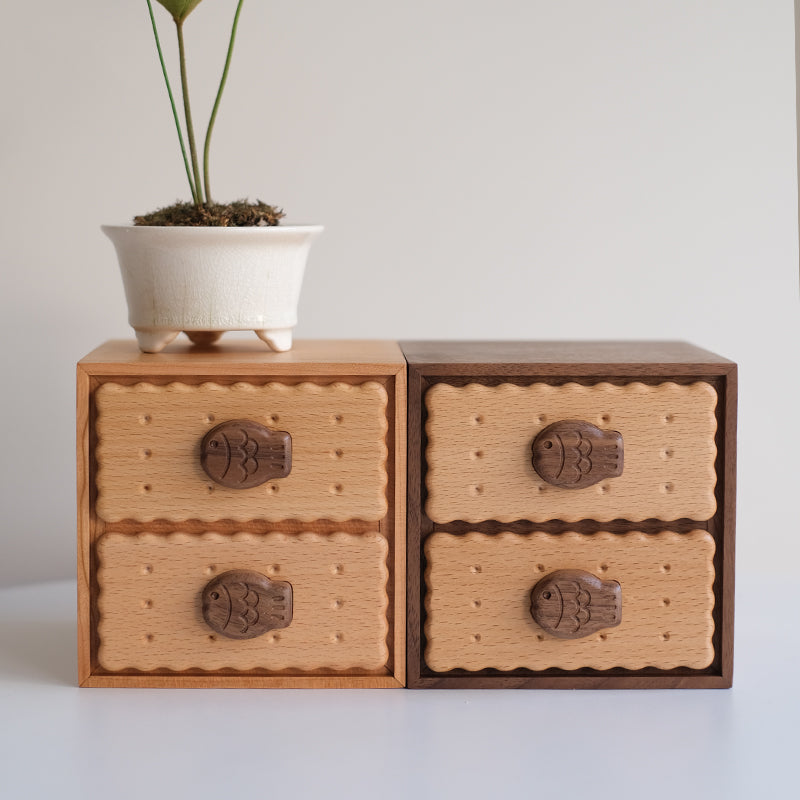 Solid Wood Desktop Organizer