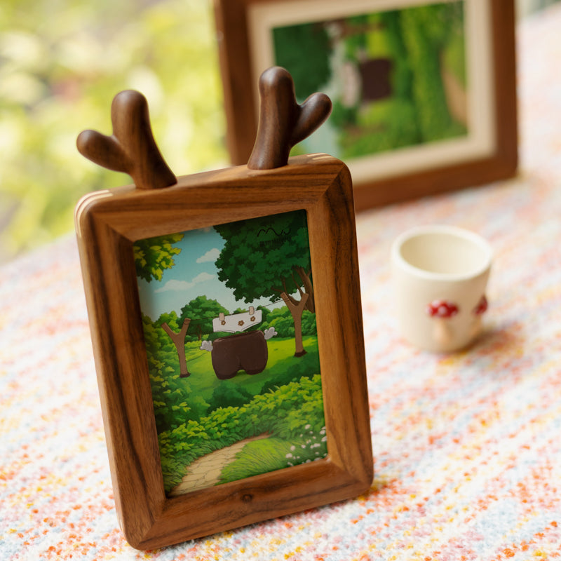 Solid Wood Picture Frame for Desk