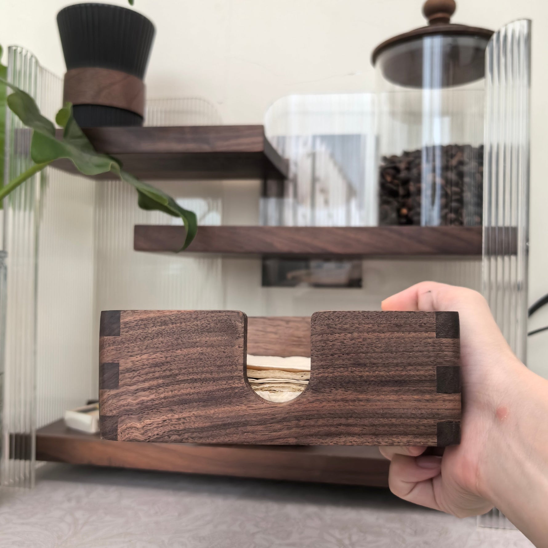 Solid Wood Tissue Box