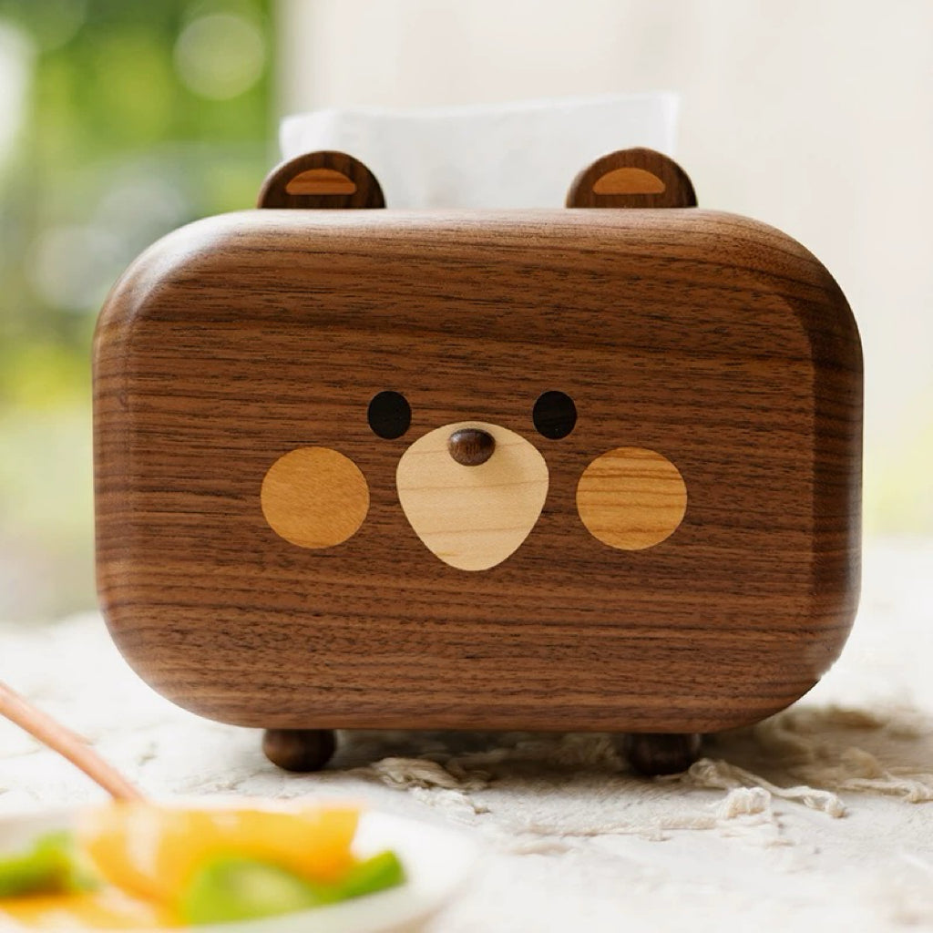 Solid Wood Tissue Box for Home & Office