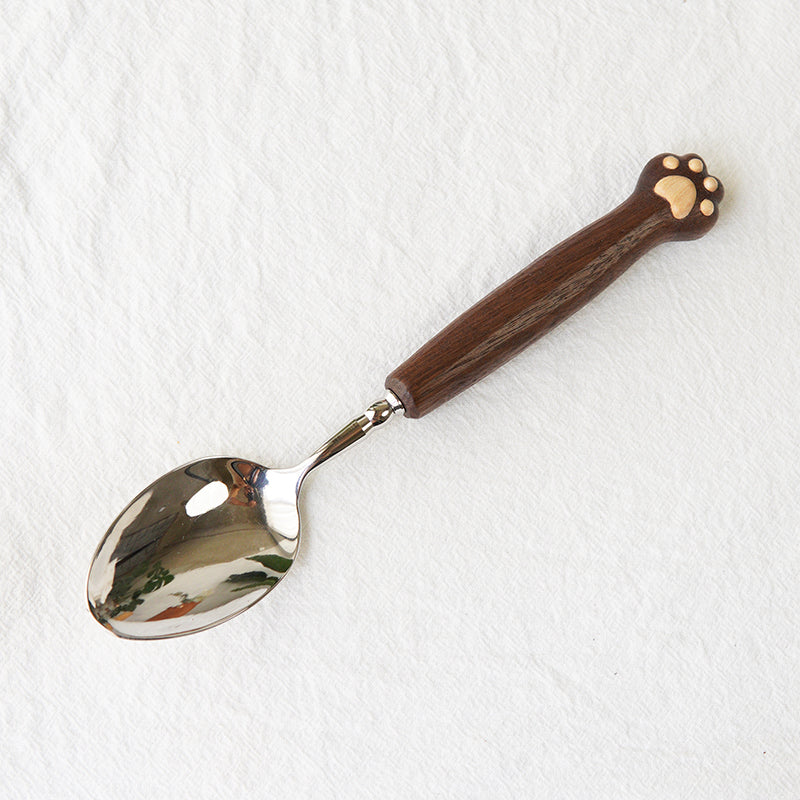 Stainless Steel Cat Paw Spoon and Fork Set