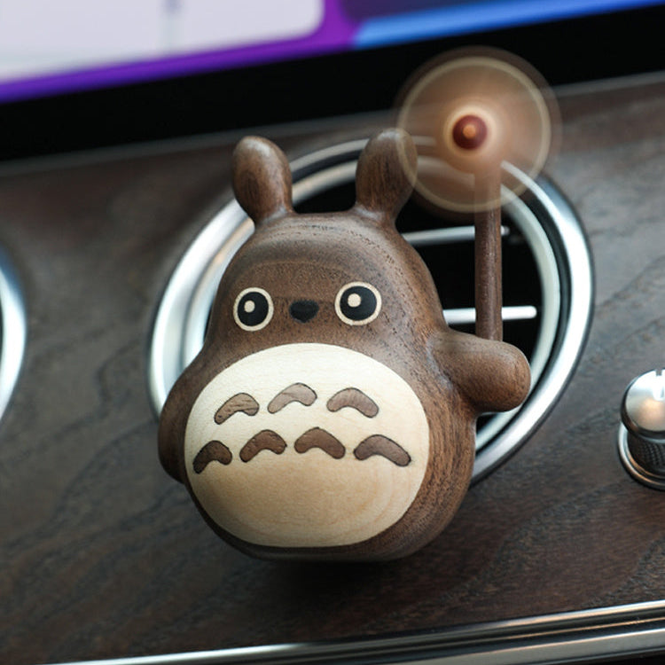 Toto Black Walnut Windmill Car Air Freshener - Natural Charm