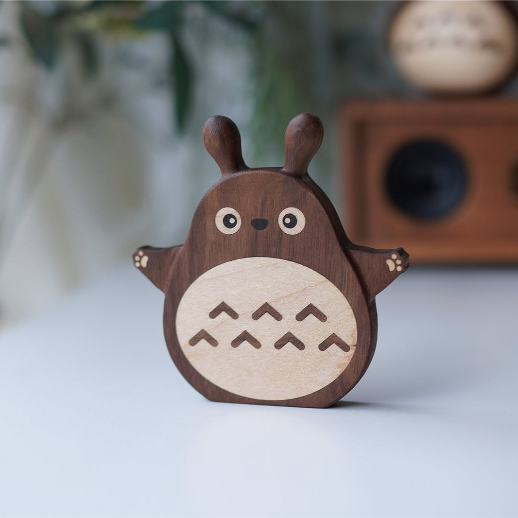 Totoro Themed Walnut Coaster