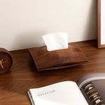 Walnut Desktop Tissue Box NatureLine