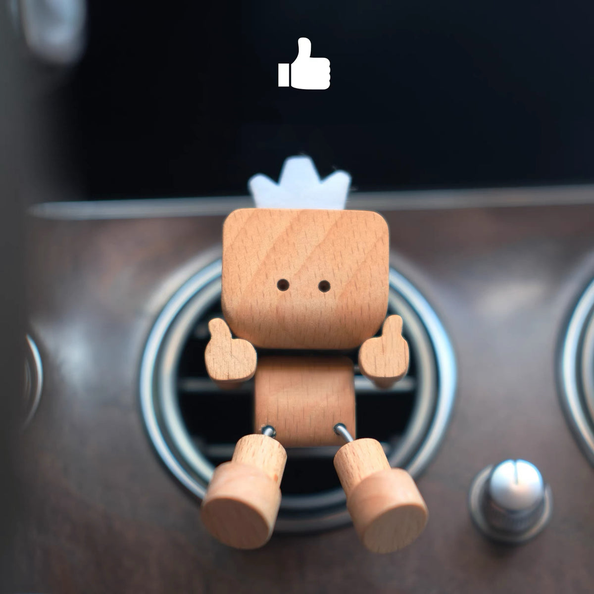 Wobbling Guy” Wooden Car Diffuser